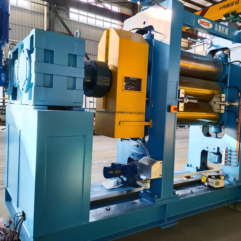 4개의 롤 고무 캘린더 기계