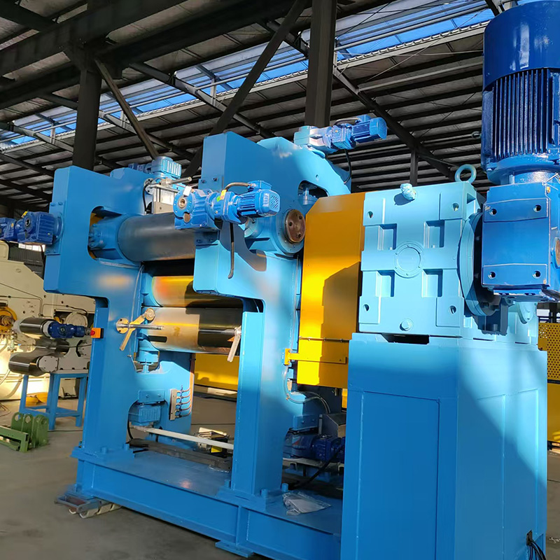 4개의 롤 고무 캘린더 기계