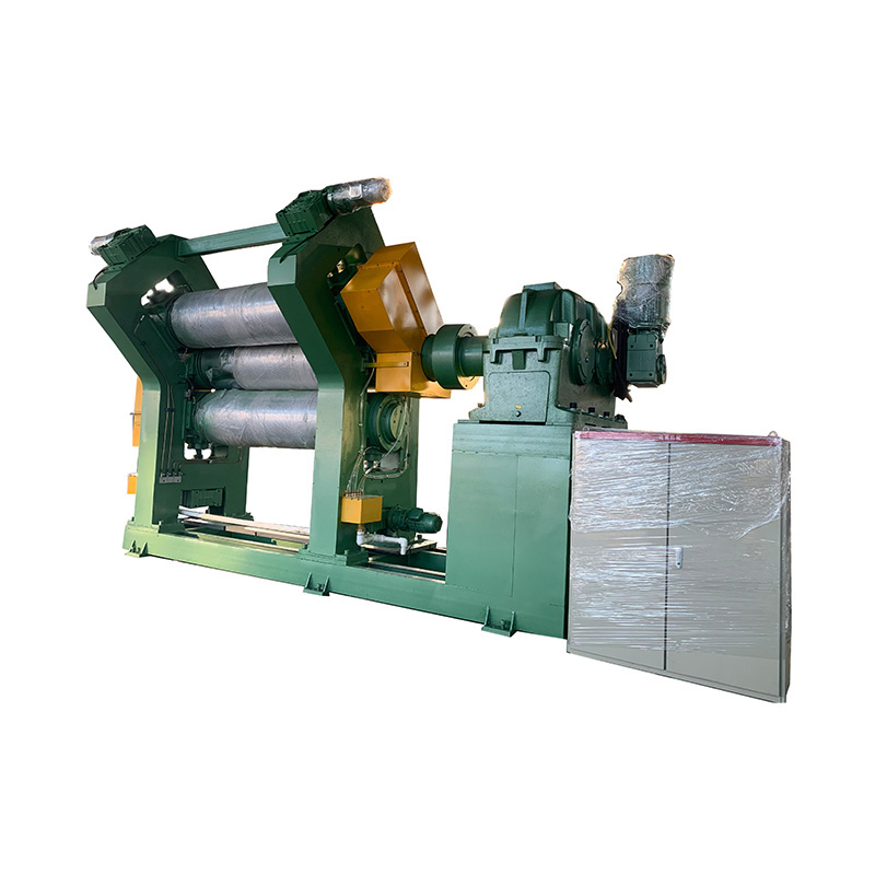 3개의 롤 고무 캘린더 기계