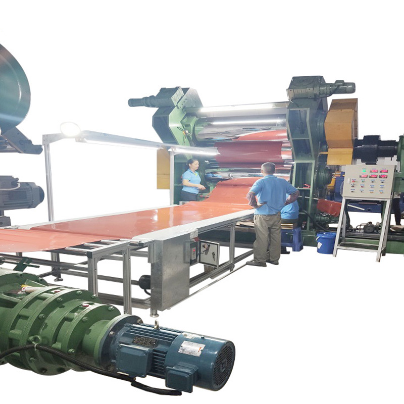 3개의 롤 고무 캘린더 기계